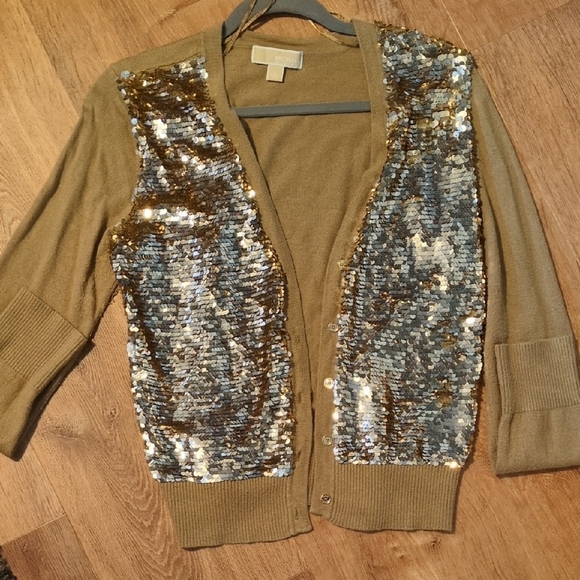 Michael Kors Sweaters - Michael Kors Sequined Cardigan